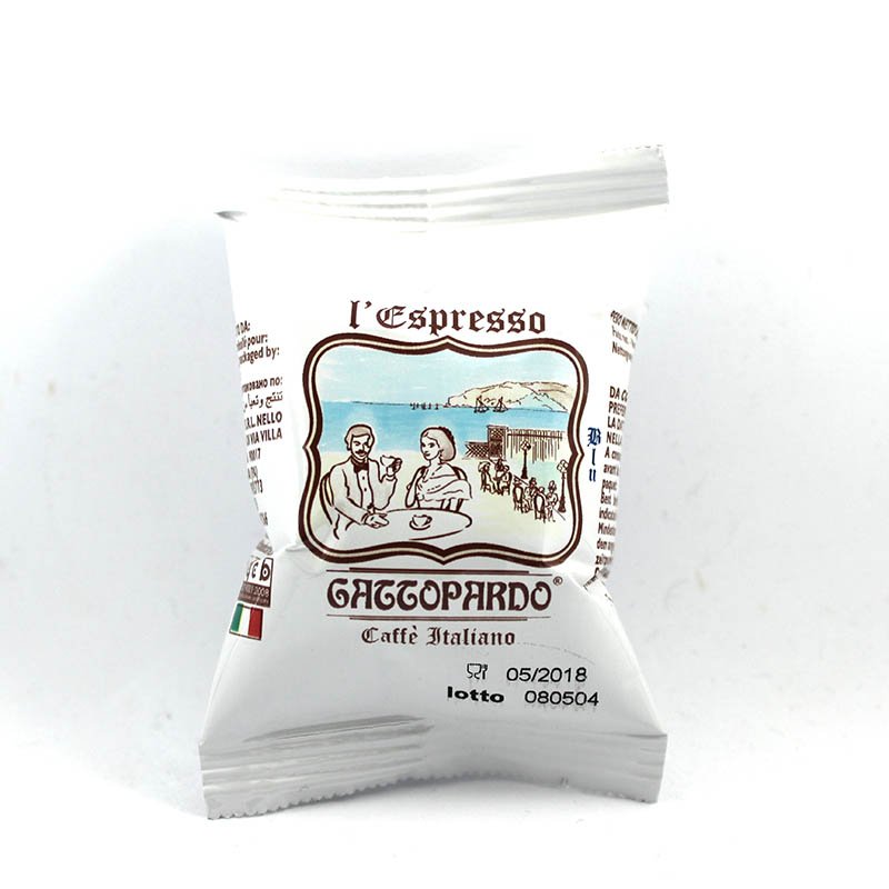 Gattopardo L'Espresso (Blu) 100 Capsule per Nespresso - Caffè per tutti