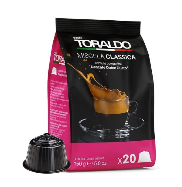 Toraldo Classica 5 x 20 Capsule compatibili Nescafé® Dolce Gusto®