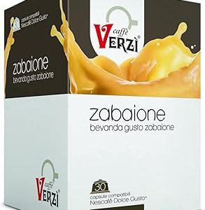 Verzì Zabaione 30 Capsule compatibile Nescafé® Dolce Gusto®