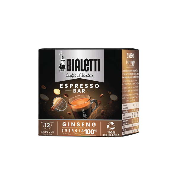 8 x 12 Capsule Bialetti Caffè d'Italia Ginseng