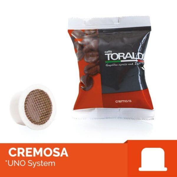 Toraldo Cremosa 100 Capsule compatibili Uno System