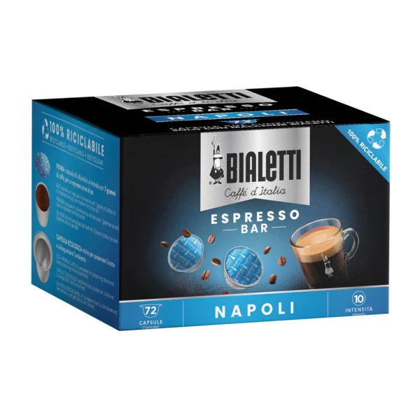 Bialetti Caffè d'Italia miscela Napoli 72 Capsule Originali Bialetti