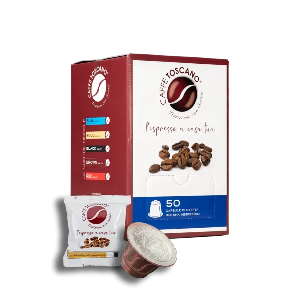 Caffè Toscano Gold 50 Capsule Compatibili Nespresso®